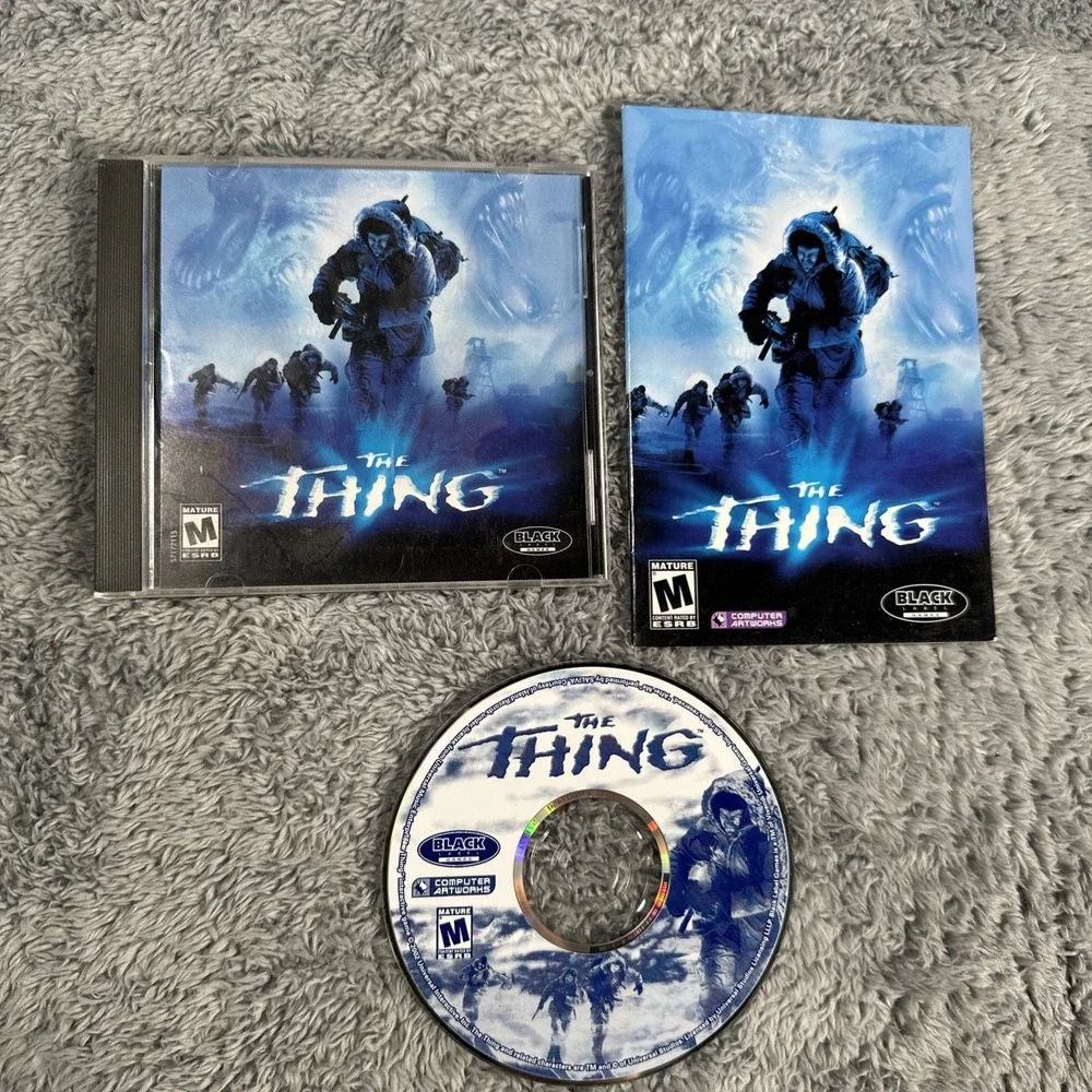 The Thing (2002, PC CD-ROM Game) With Original Manual & Game Disc & Case